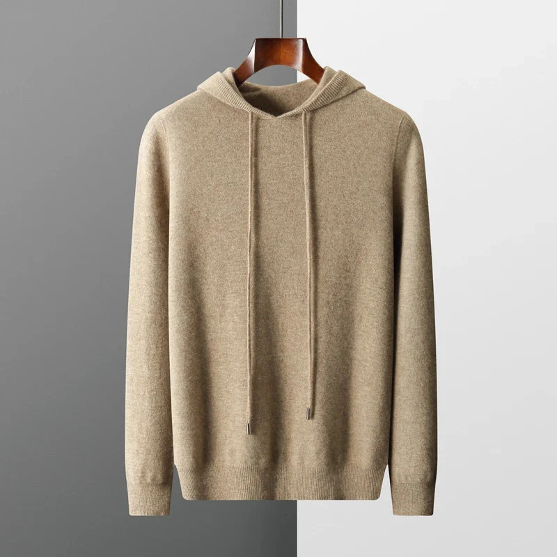 100% CASHMERE HOODED SWEATER - Image 2