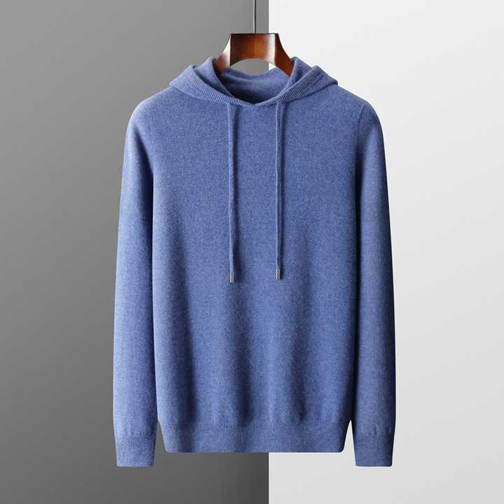 100% CASHMERE HOODED SWEATER - Image 4