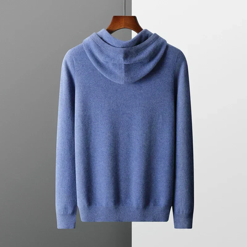 100% CASHMERE HOODED SWEATER - Image 5
