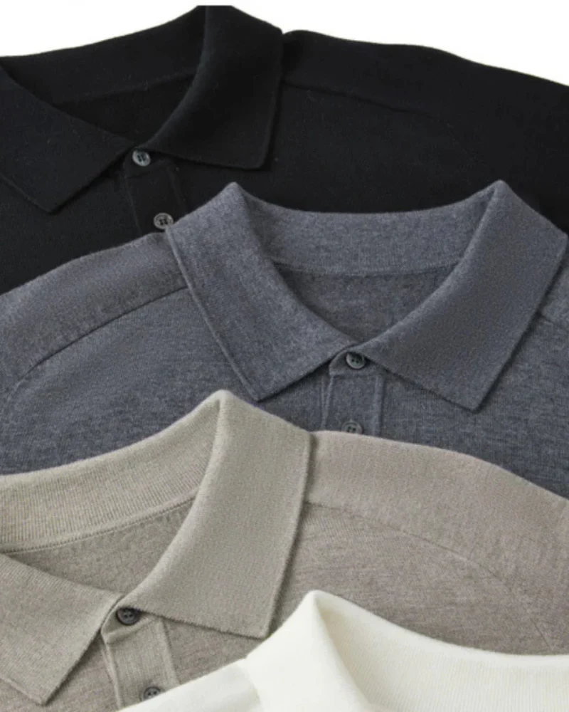 100% Premium Wolle Polo - Image 9