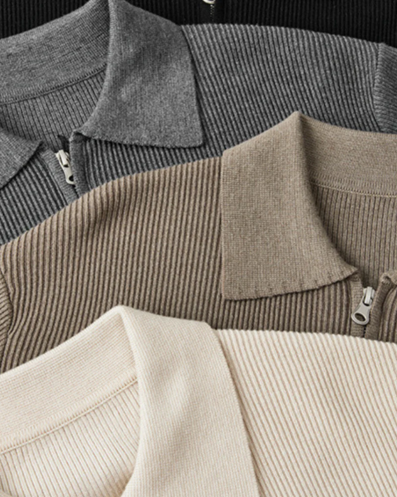 Polo collar sweater - Image 4