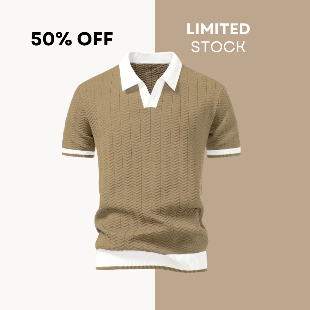 50% OFF | Prestige Contrast Polo Shirt – Italian Edition - Image 3
