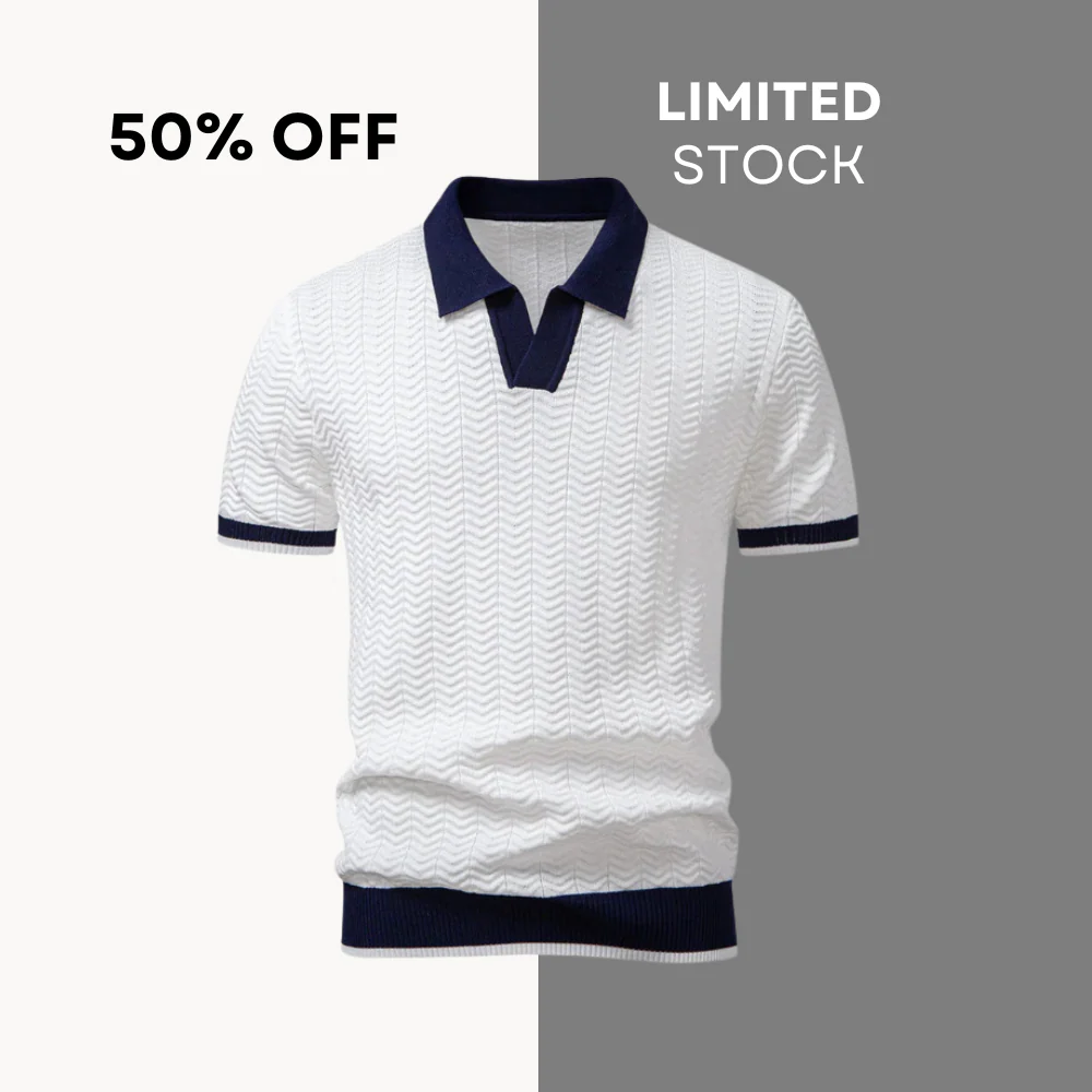 50% OFF | Prestige Contrast Polo Shirt – Italian Edition - Image 4