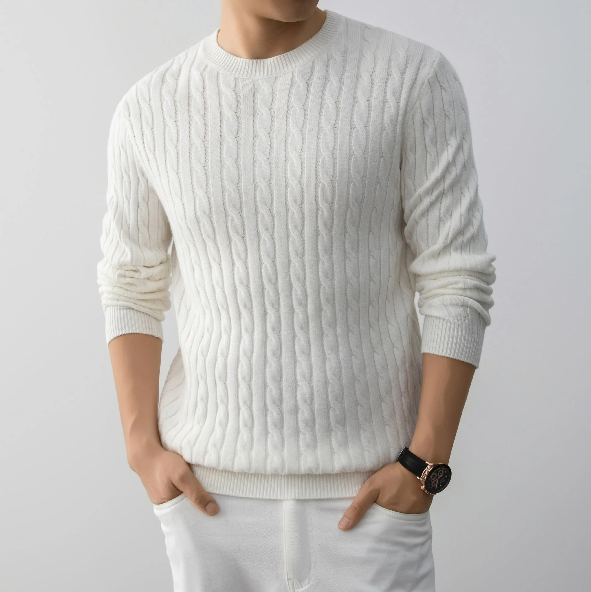 ST. MORITZ Cable Sweater - Image 4