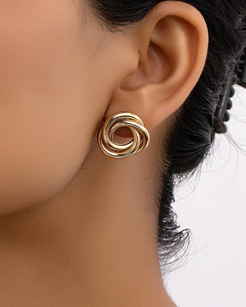 Aurelia Knot Studs - Image 2