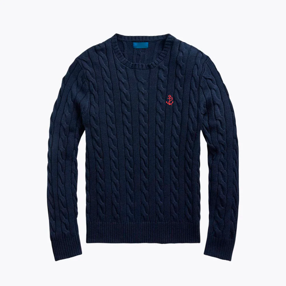 Cable-Knit Cotton Jumper - Image 2
