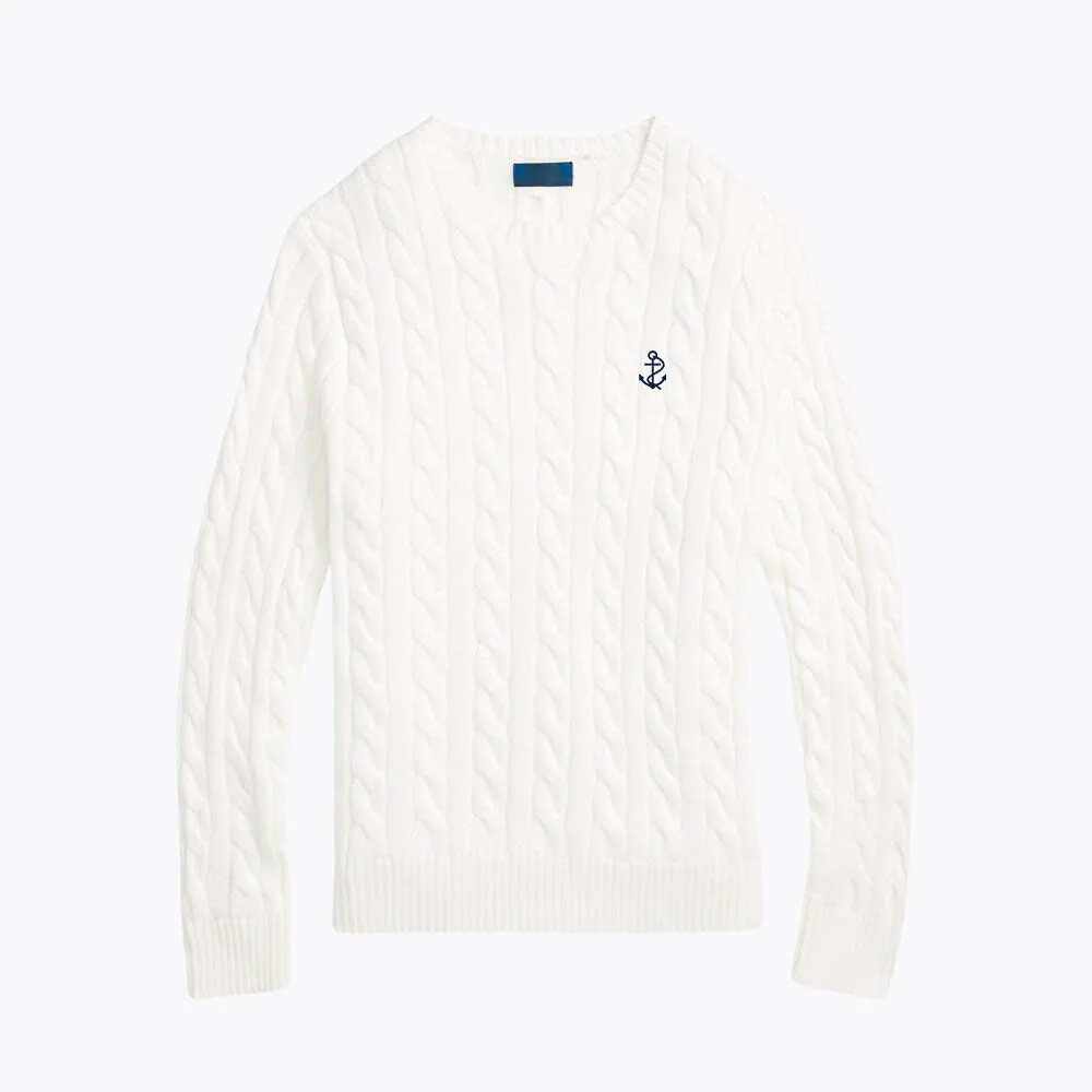 Cable-Knit Cotton Jumper - Image 7