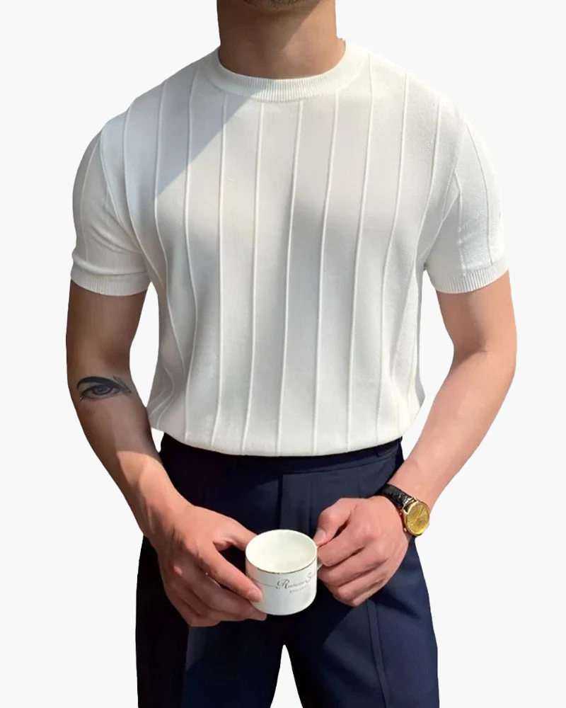 Cannes Ribbed T-Shirt - Image 3