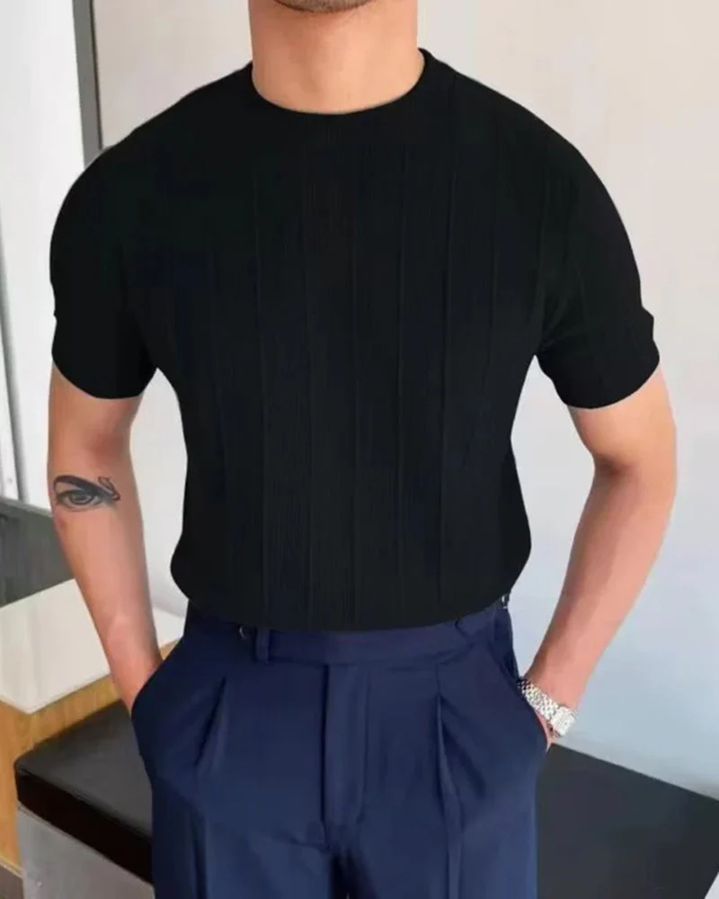 Cannes Ribbed T-Shirt - Image 4