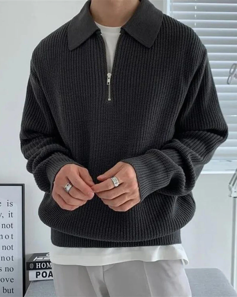 Cesare Half Zip Sweater - Image 12