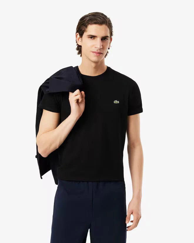 Classic Slim C-Neck T-Shirt - Black - Image 2