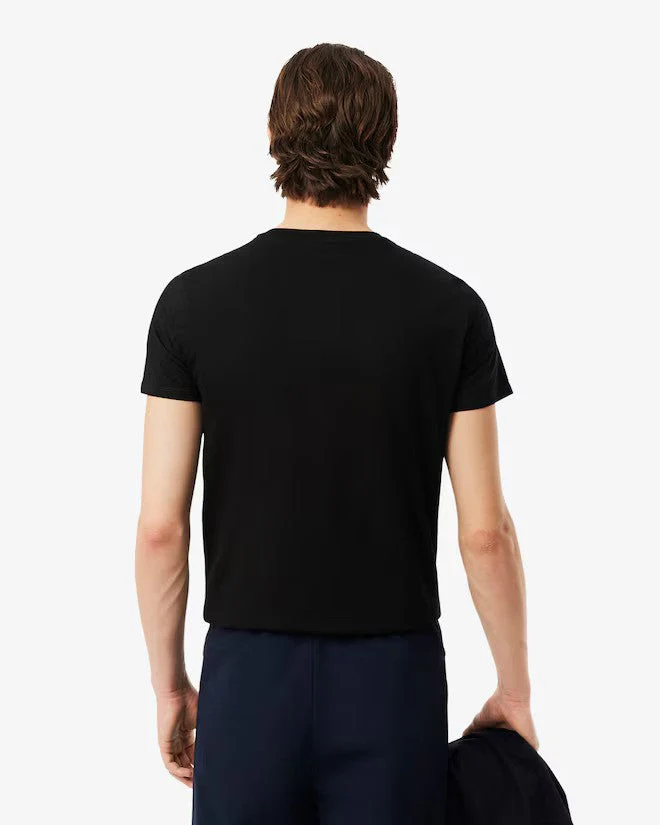 Classic Slim C-Neck T-Shirt - Black - Image 3