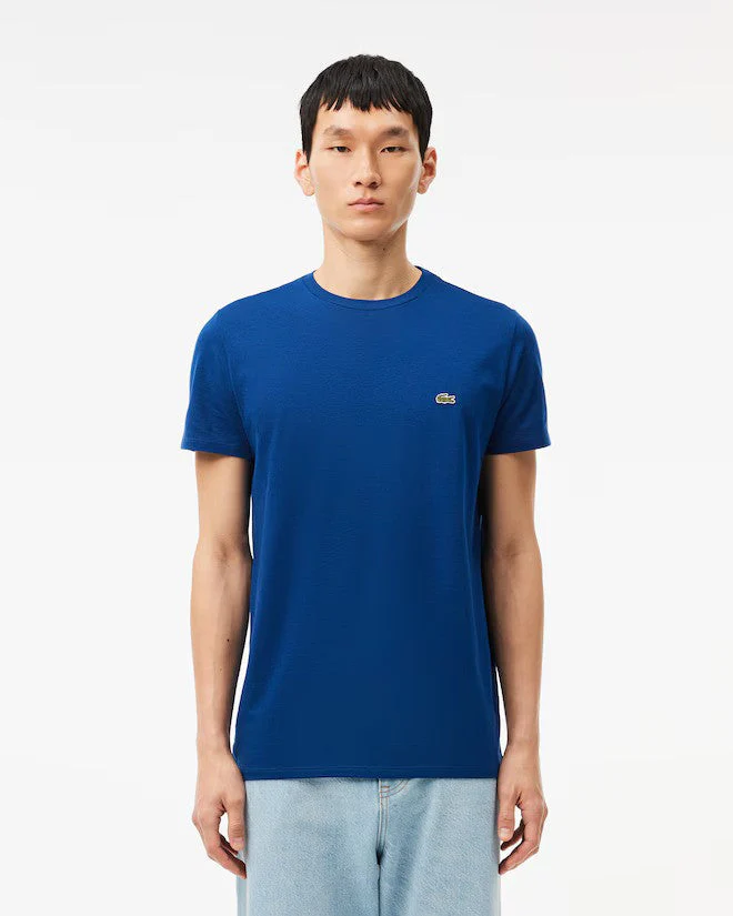 Classic Slim C-Neck T-Shirt  - Blue - Image 2