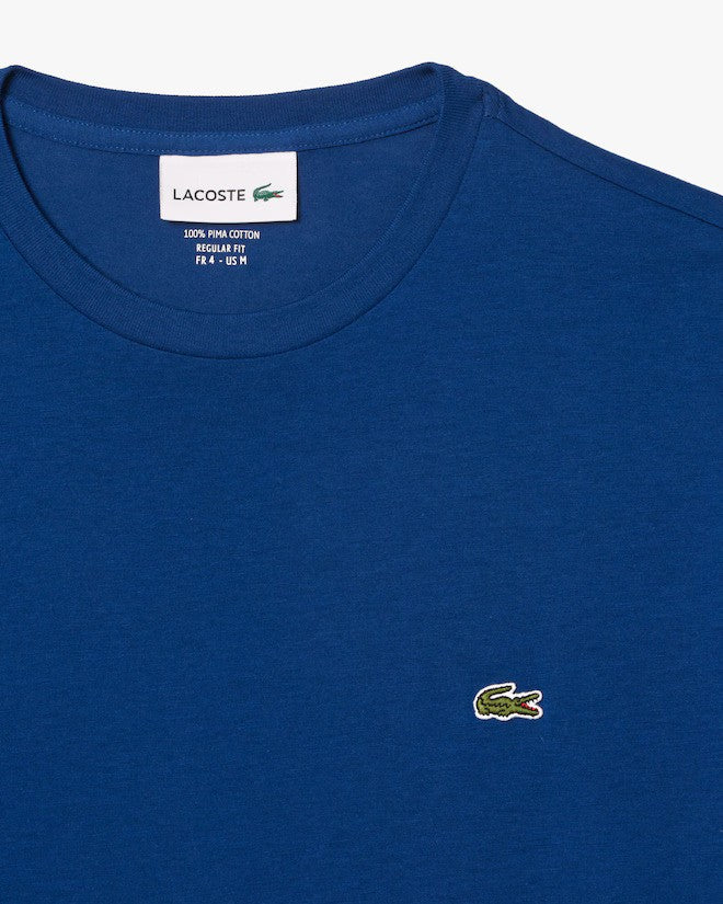 Classic Slim C-Neck T-Shirt  - Blue - Image 5