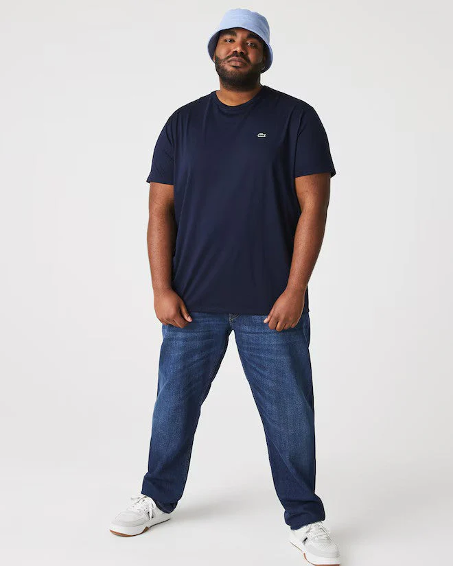 Classic Slim C-Neck T-Shirt - Navy Blue - Image 7