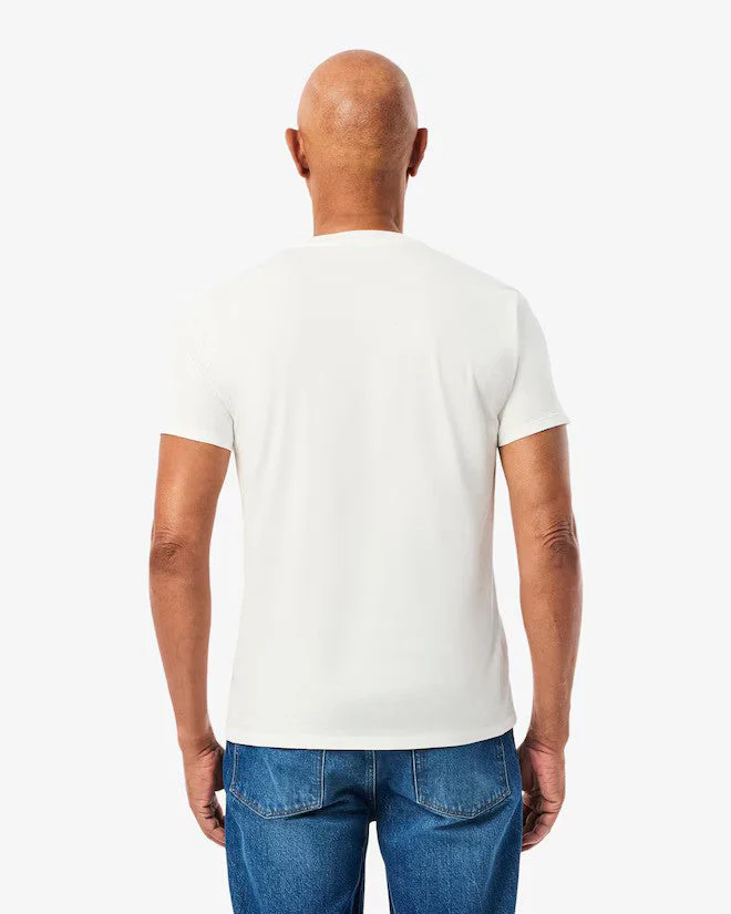 Classic Slim C-Neck T-Shirt - White - Image 3
