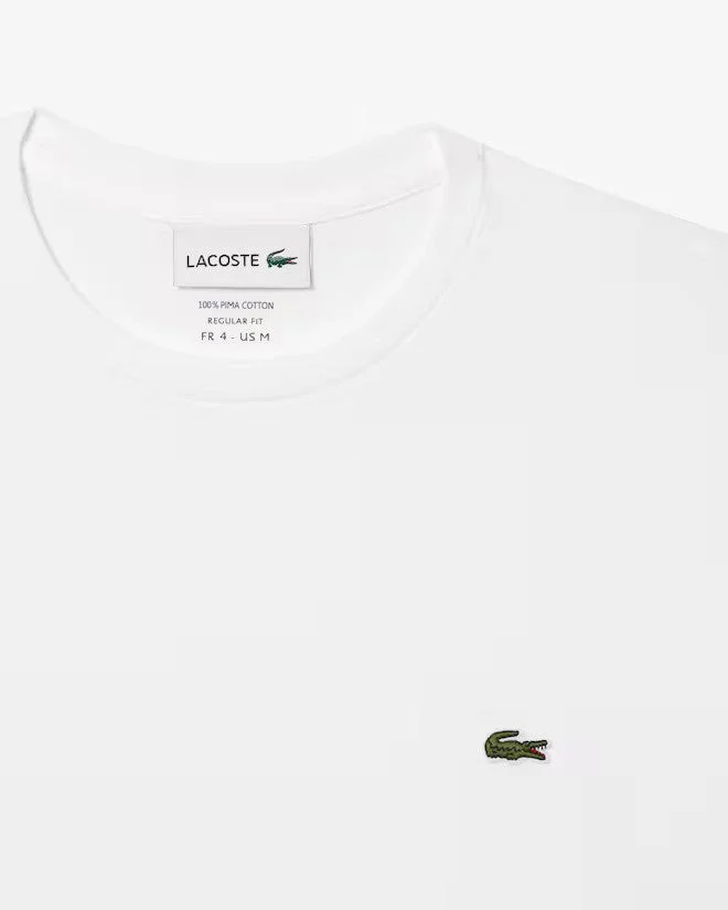 Classic Slim C-Neck T-Shirt - White - Image 4