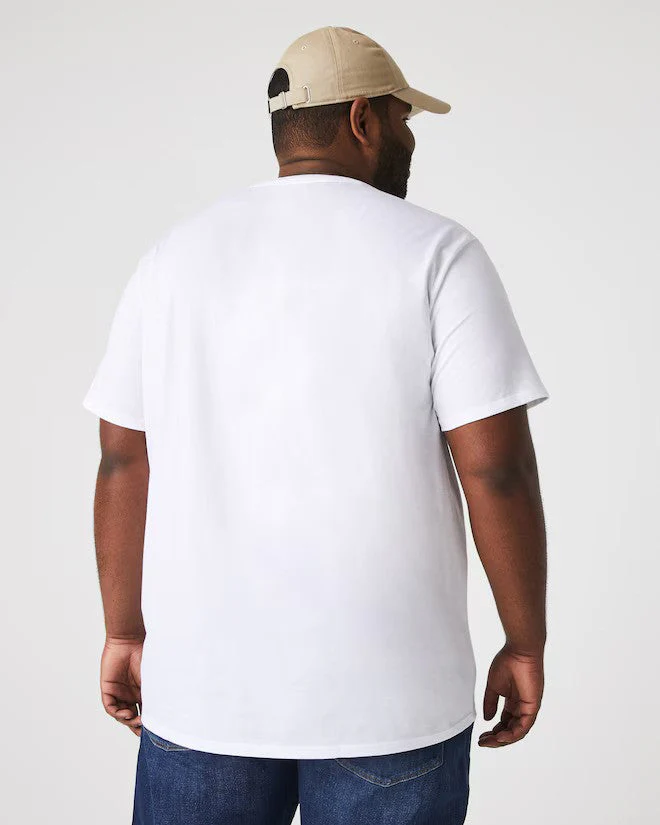 Classic Slim C-Neck T-Shirt - White - Image 6