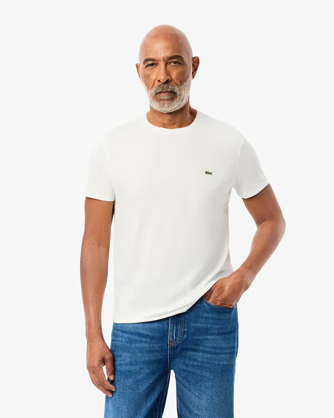 Classic Slim C-Neck T-Shirt - White - Image 7