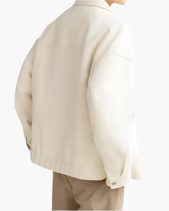 Classic Waffle Textured Overshirt - Image 3