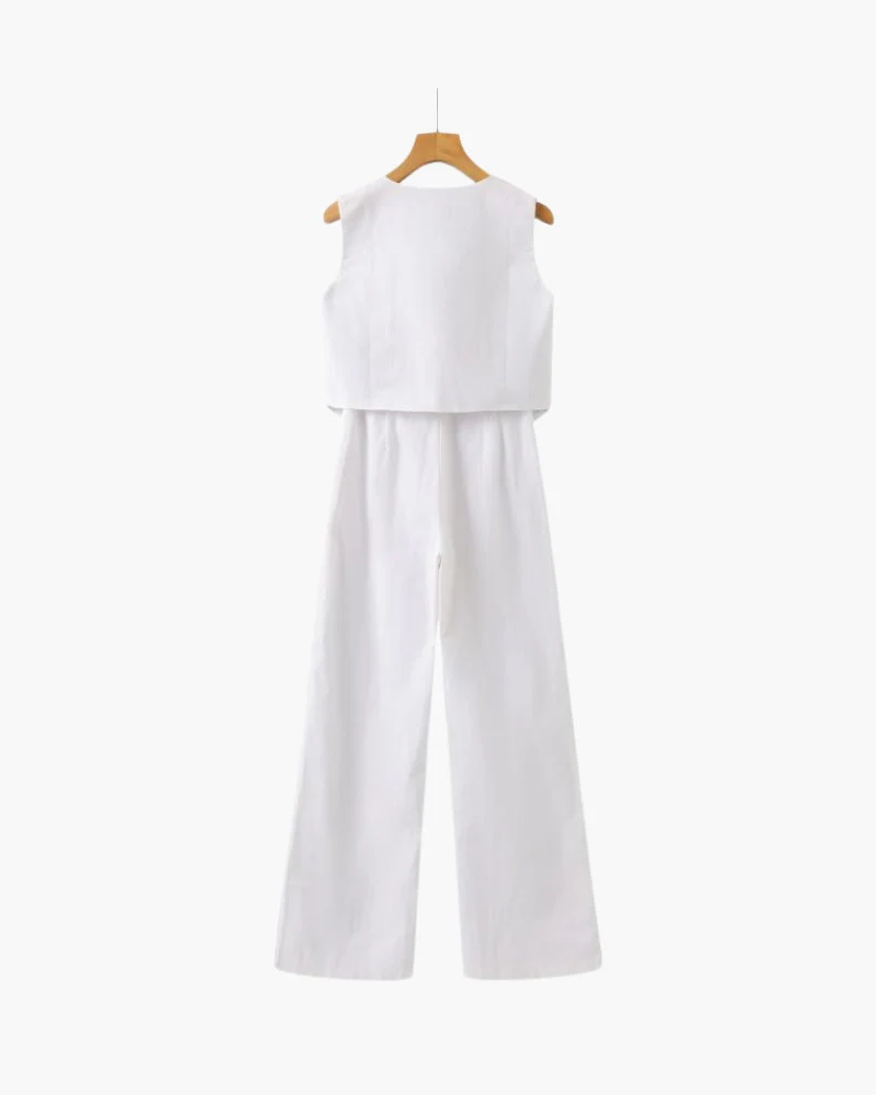 Classy Lady - Linen Two-piece Set - Image 10
