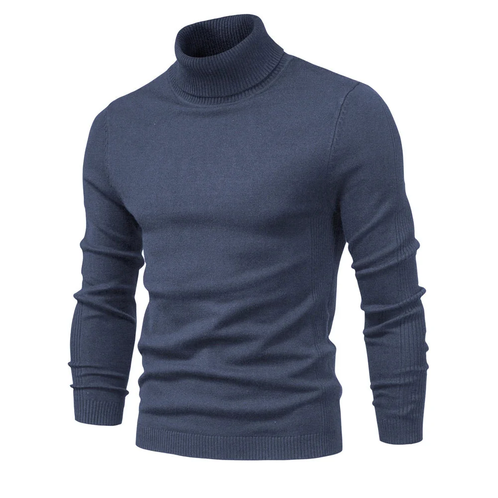 Emil turtleneck sweater in silky virgin wool - Image 14