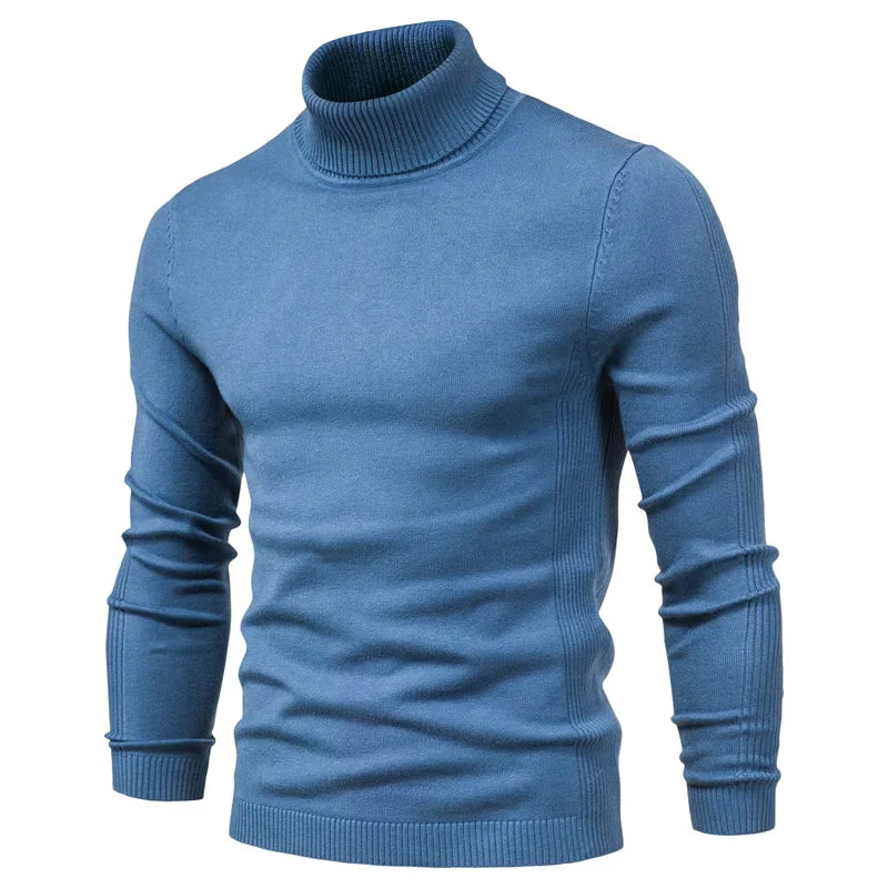 Emil turtleneck sweater in silky virgin wool - Image 5