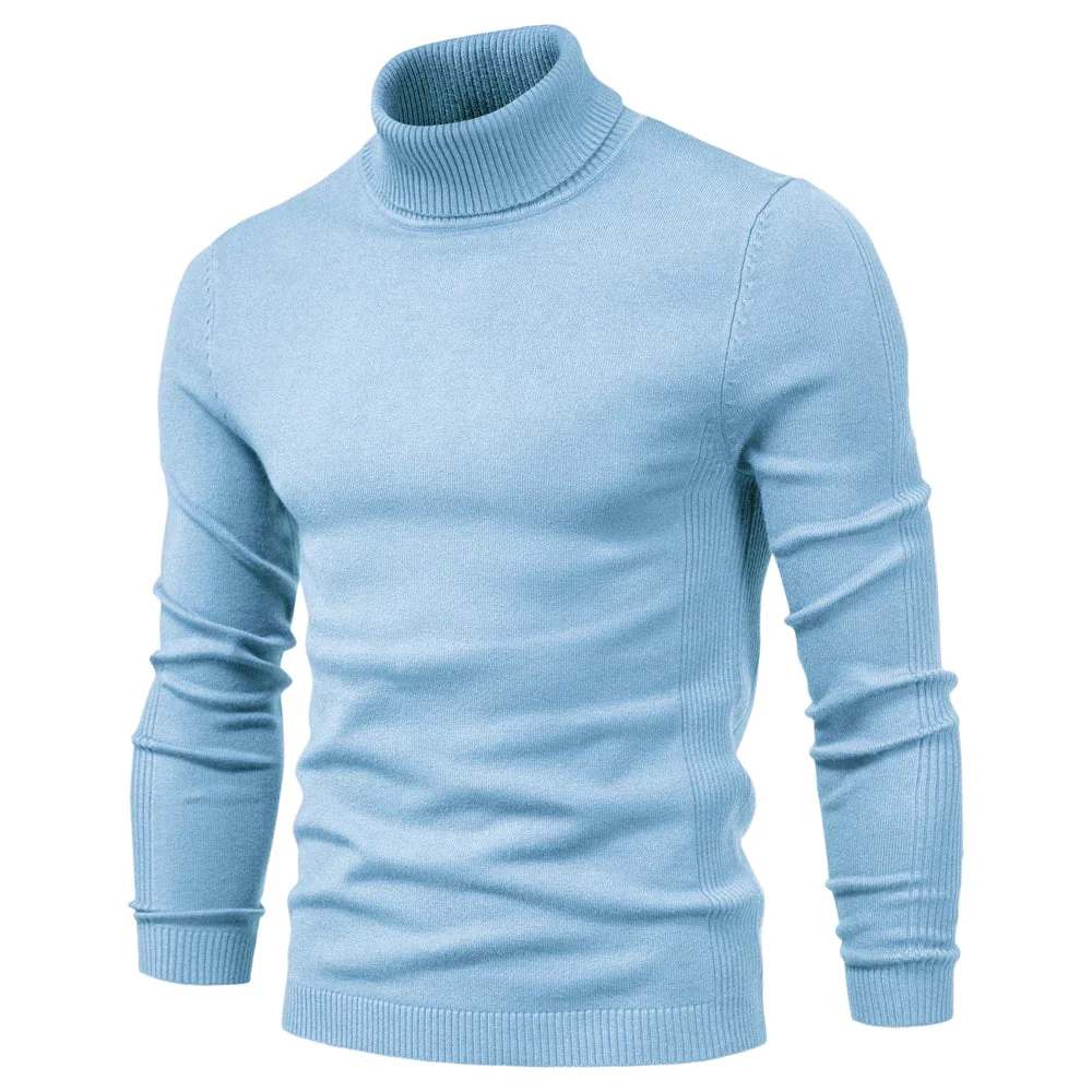 Emil turtleneck sweater in silky virgin wool - Image 6
