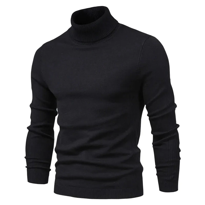 Emil turtleneck sweater in silky virgin wool - Image 8