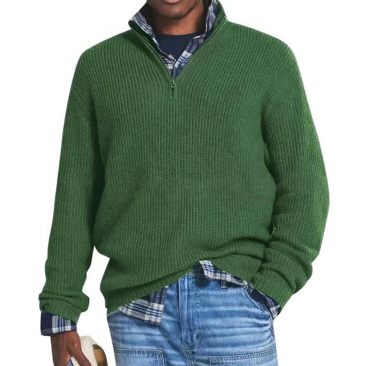 Find Knitted Sweater With Zipper For Men - Image 6