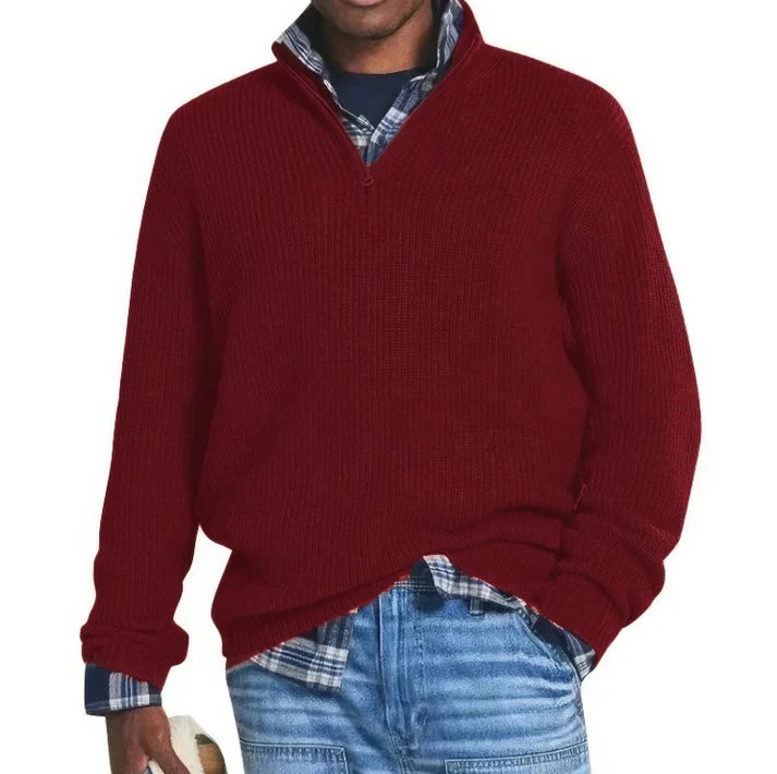 Find Knitted Sweater With Zipper For Men - Image 7