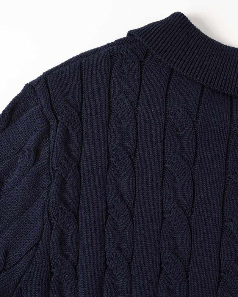 FLORENCE Cable Knit Polo - Image 15