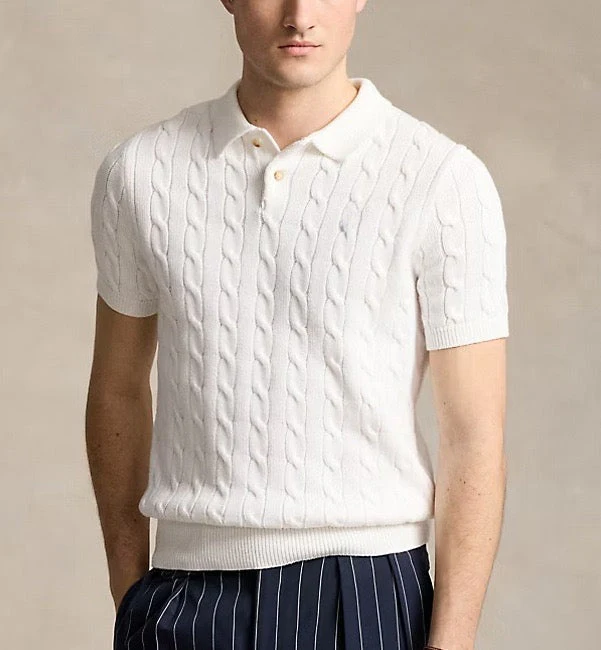 FLORENCE Cable Knit Polo - Image 16