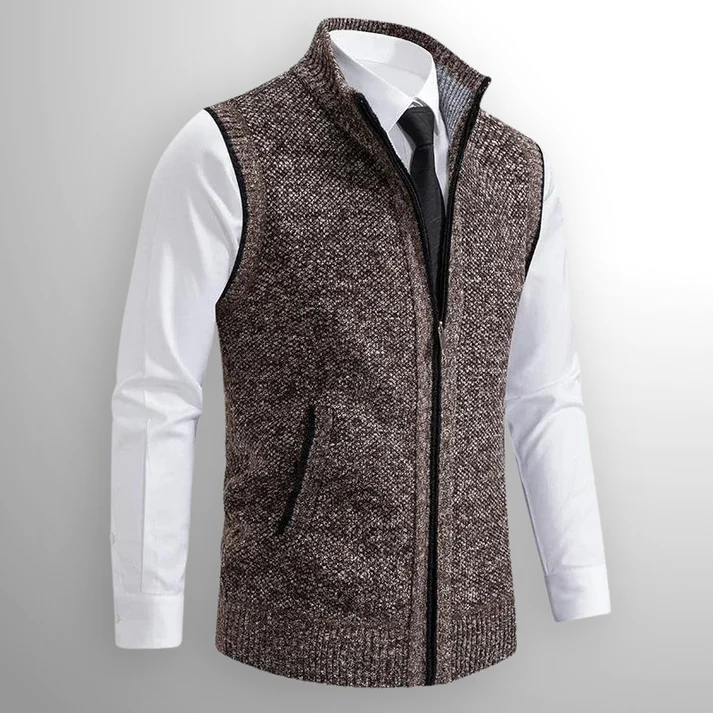 Harrison Full-Zip Sweater Vest - Image 4