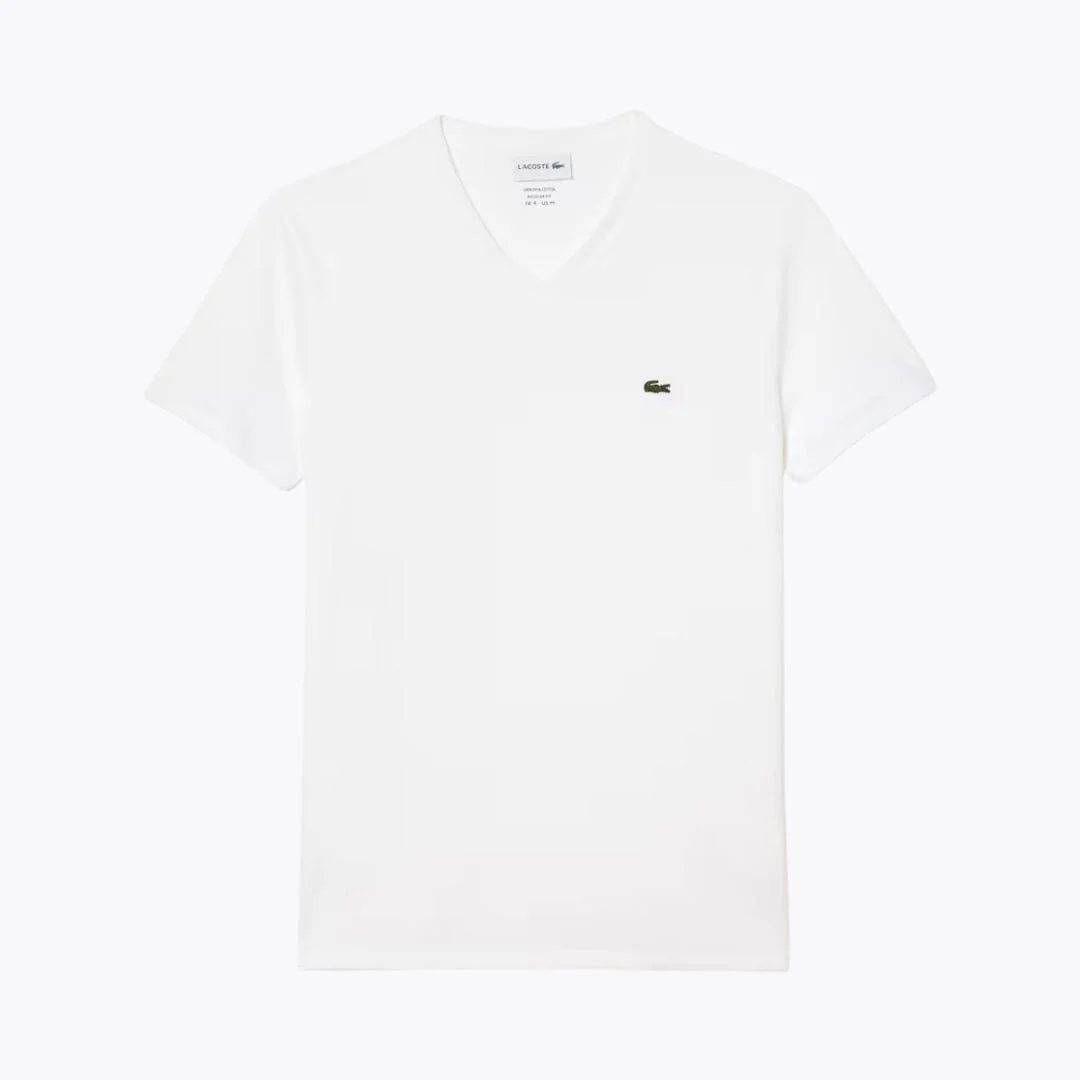 LC Lightweight Cotton Pima V Neck T-shirt - Image 2