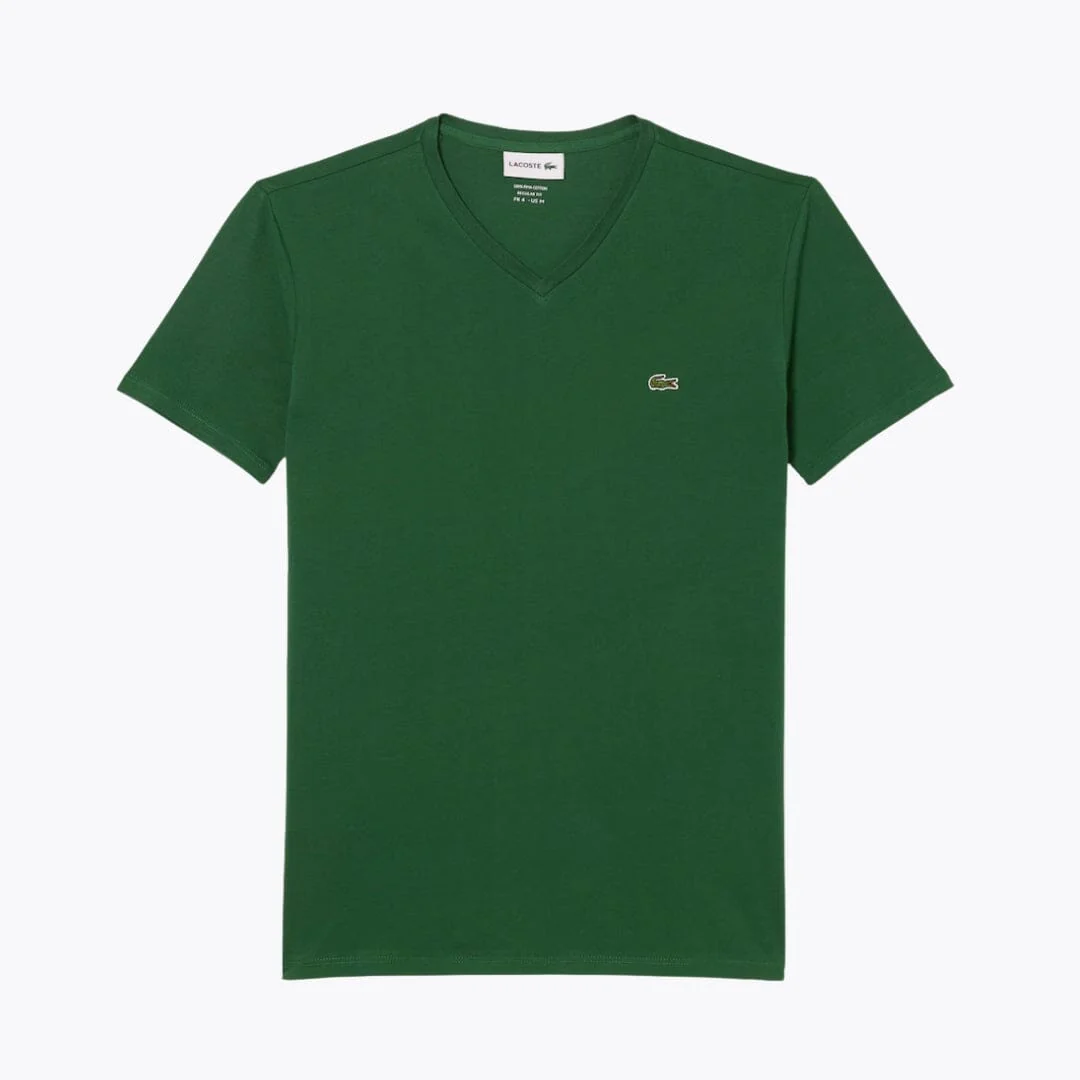 LC Lightweight Cotton Pima V Neck T-shirt - Image 7