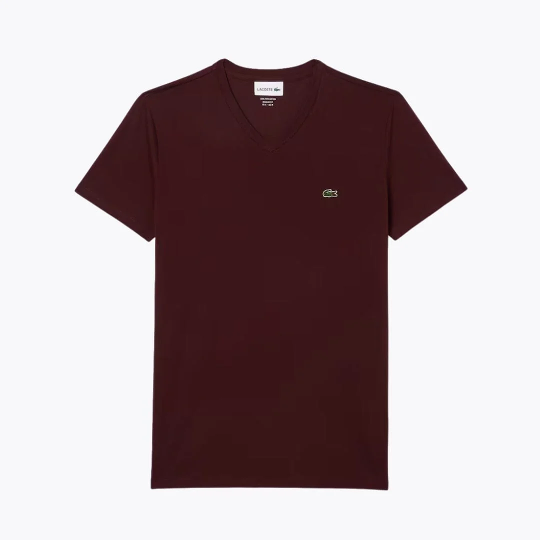 LC Lightweight Cotton Pima V Neck T-shirt - Image 9