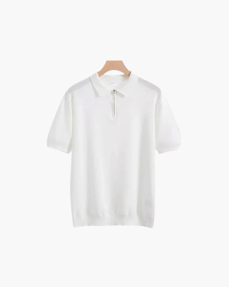 Marbella Zip Up Polo - Image 3