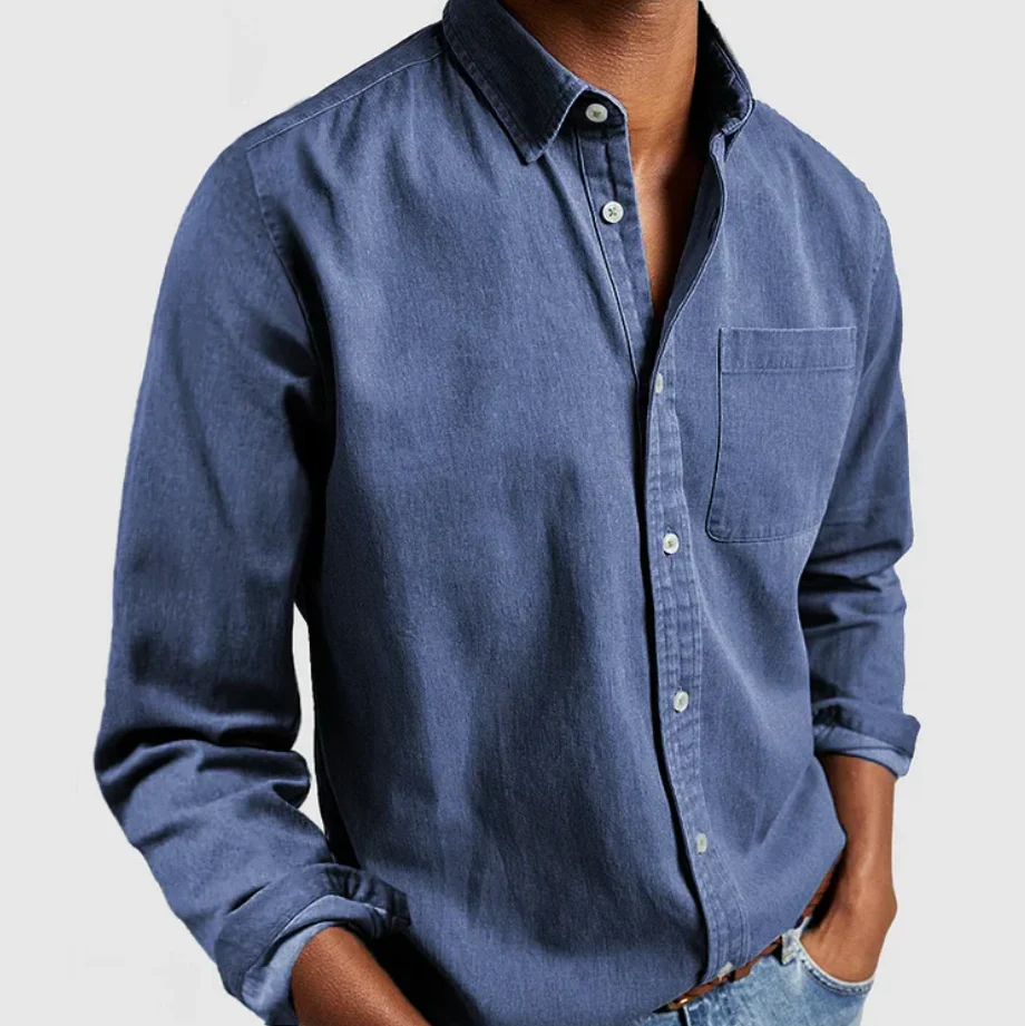 Marco - Casual Elegant Cotton Shirt - Image 2