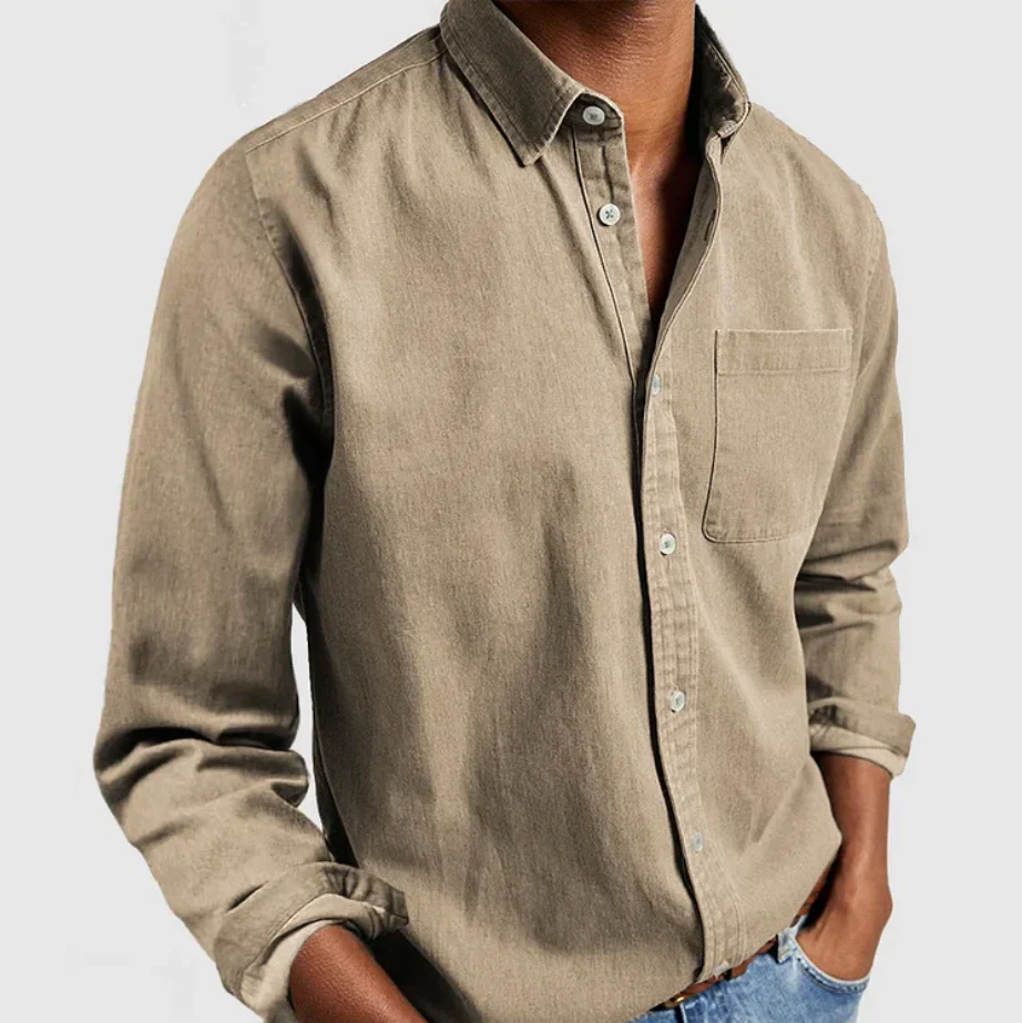 Marco - Casual Elegant Cotton Shirt - Image 3