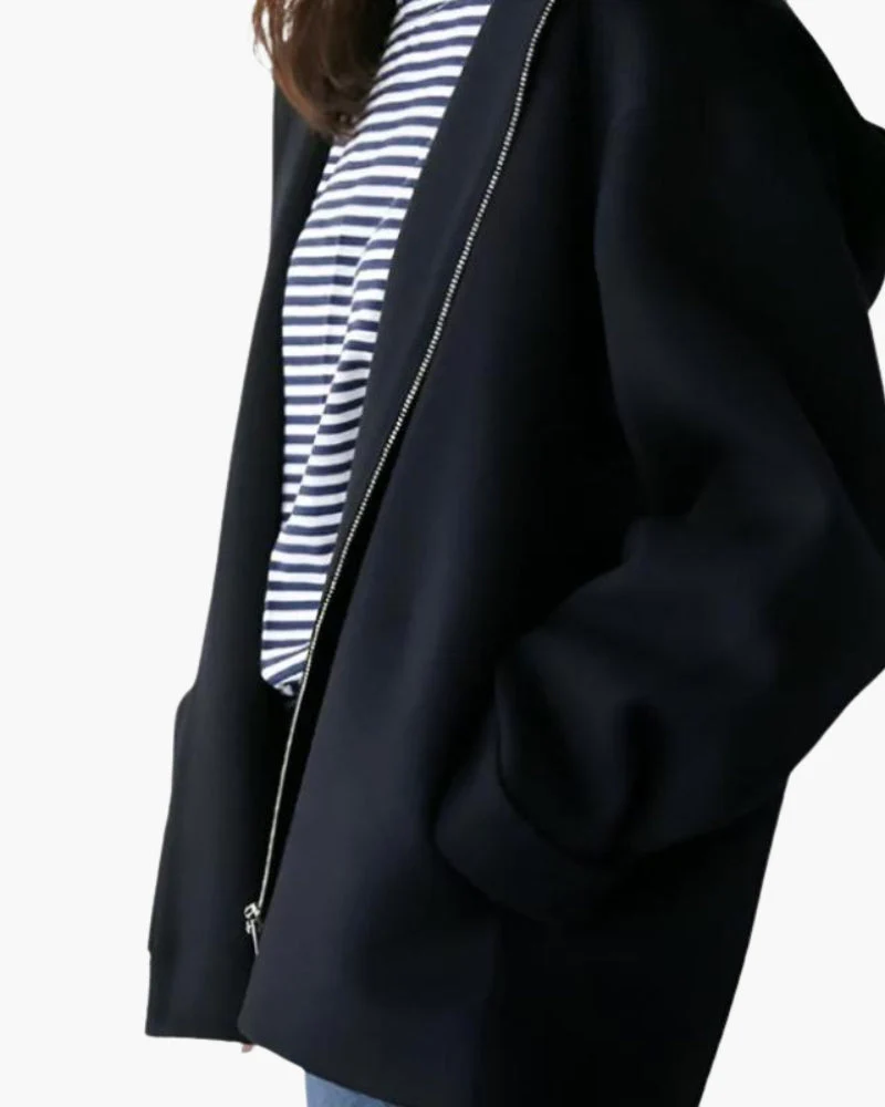 Marlow Wool Zip Coat - Image 3