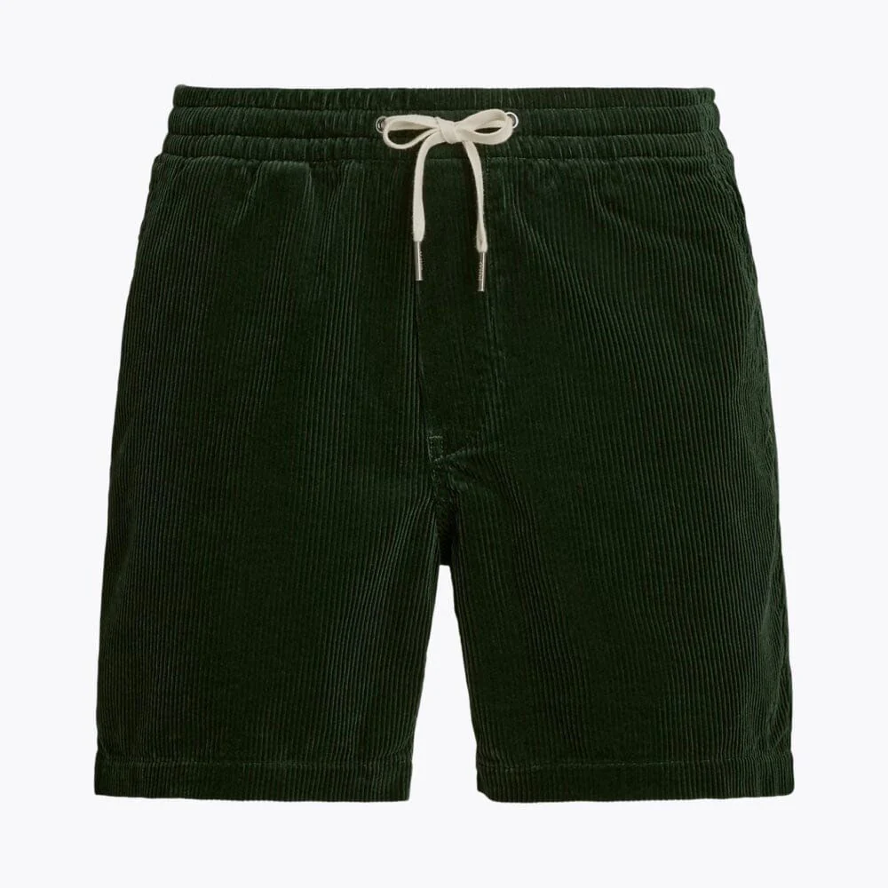 Classic Fit Cotton Corduroy Drawstring Shorts - Image 4