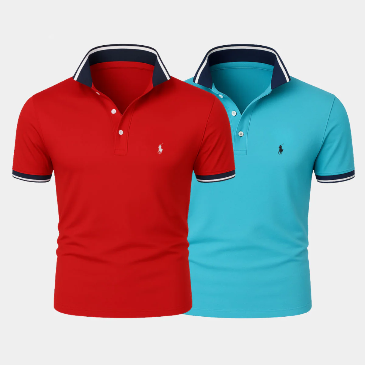 Slim Fit Cotton-Blend Shirt Duo - Buy 1, Get 1 Free - Image 4