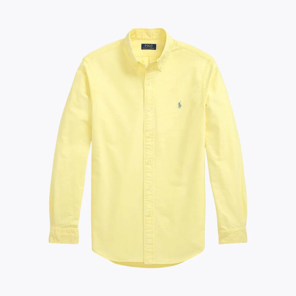 Slim Fit Cotton Oxford Shirt - Image 5