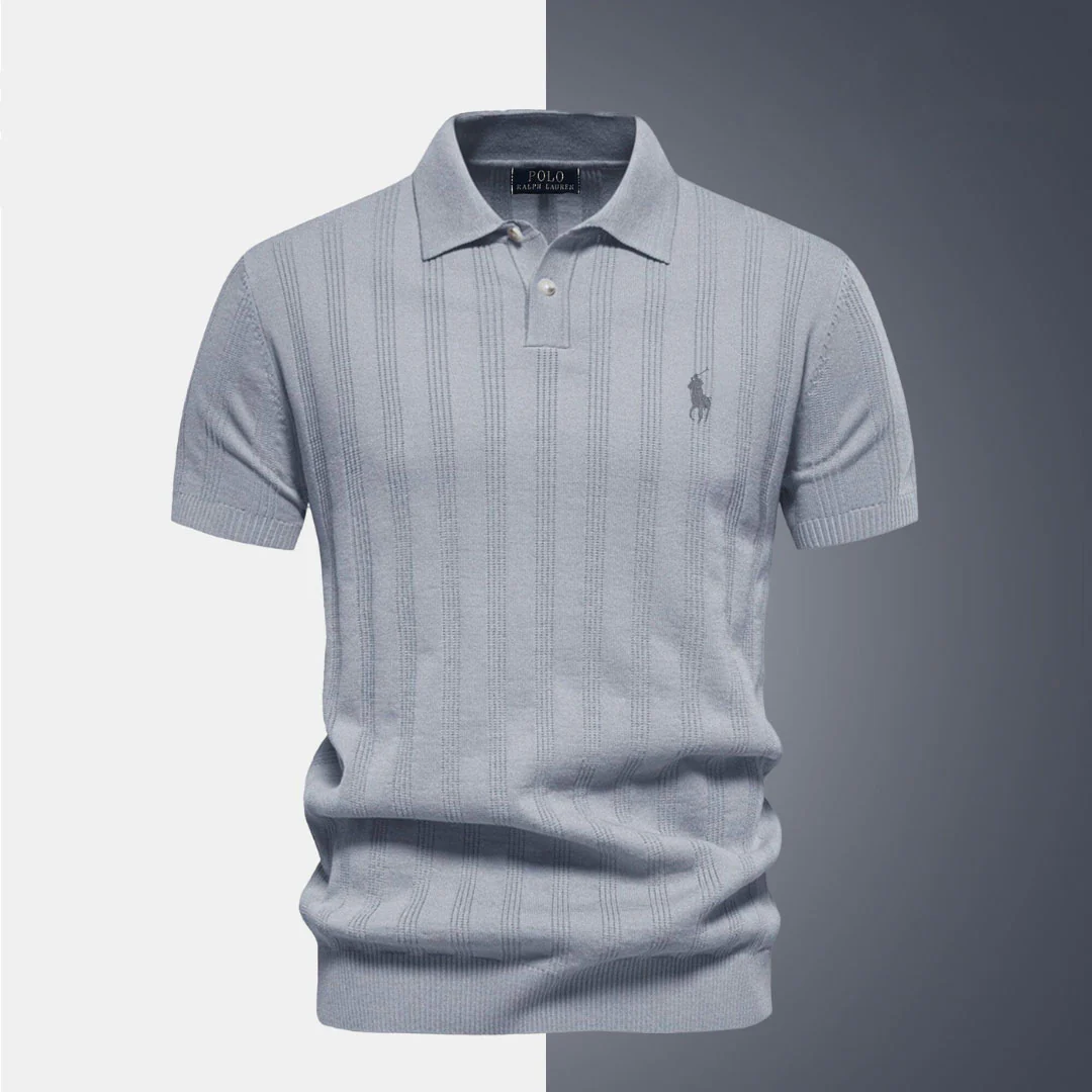 Textured Knit Short Sleeve Shirt - Image 4
