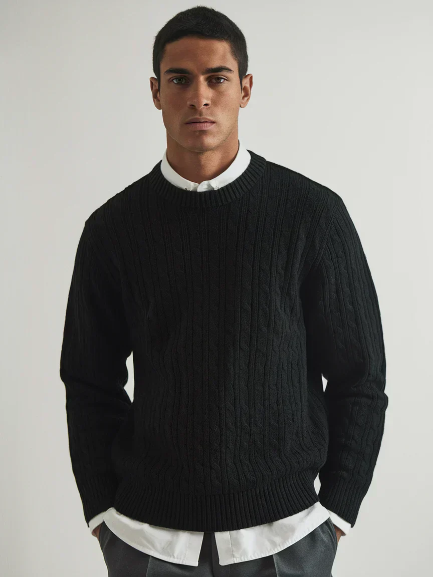 Old Money Cable-knit Pullover - Image 3