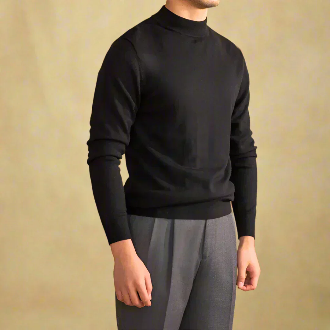 Old Money Cashmere Turtleneck Sweater - Image 6