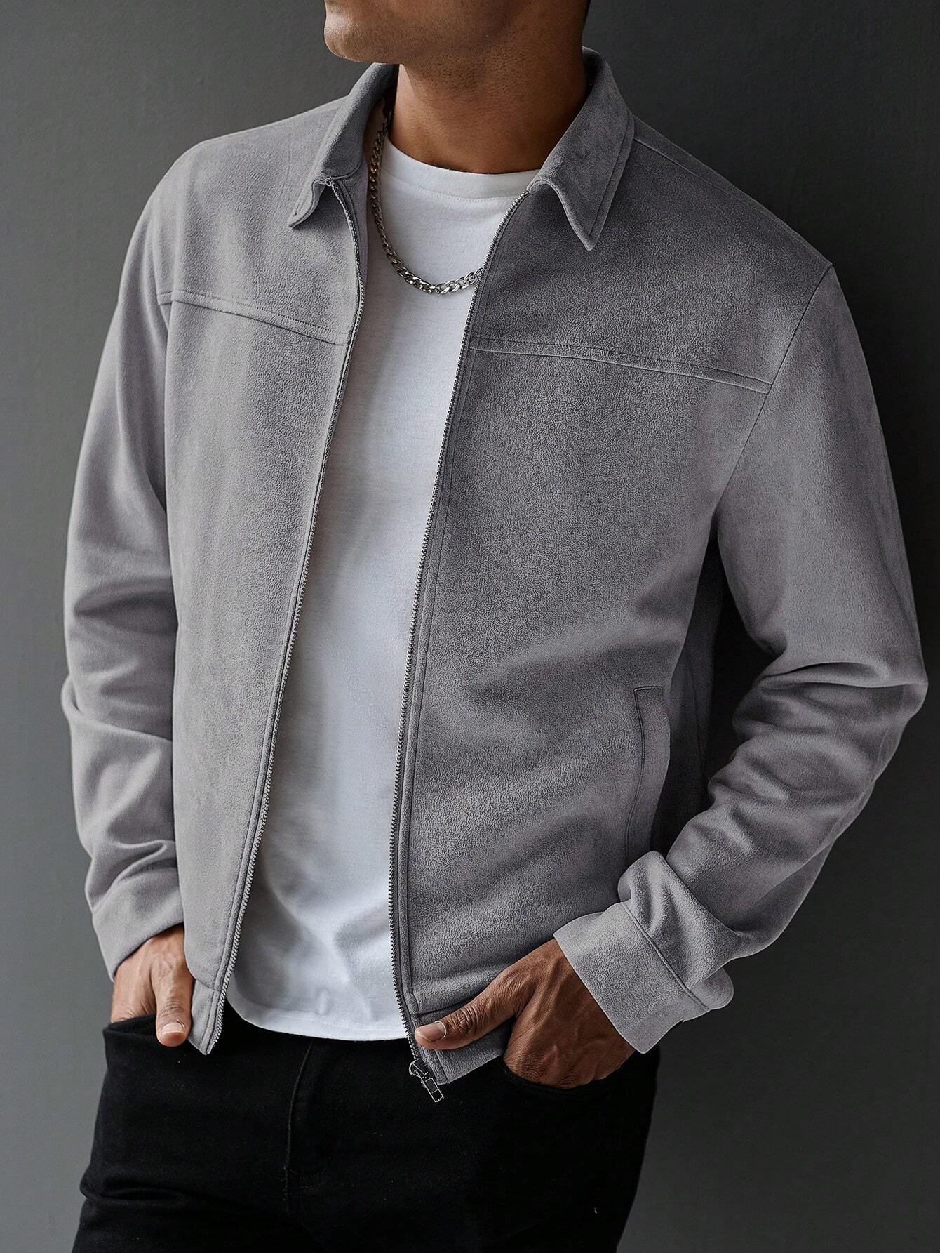 Old Money Casual Solid Color Jacket - Image 5