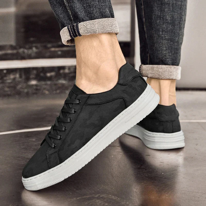 Old Money Genuine Leather Sneakers - Image 4