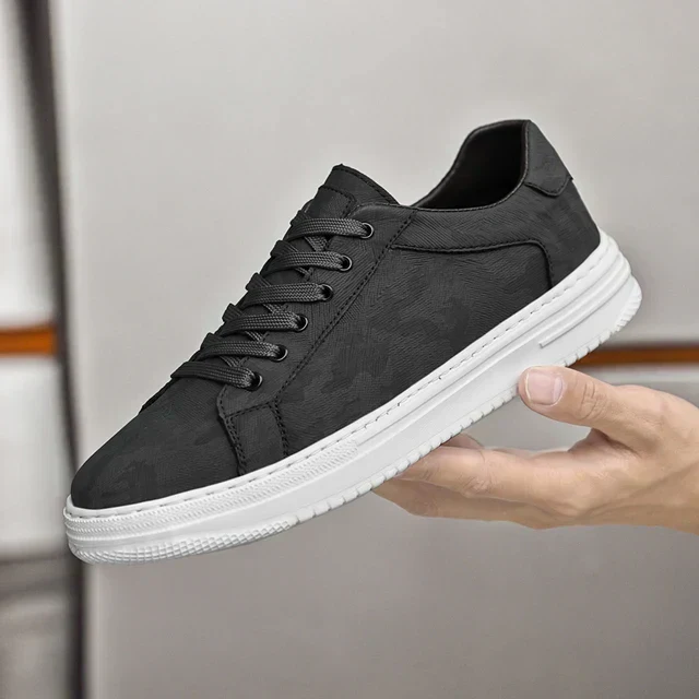 Old Money Genuine Leather Sneakers - Image 7